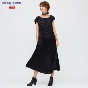 Uniqlo Black Midi Dress